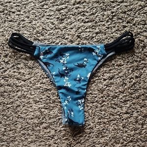 Jolyn Michael Bikini Bottom Size L in Dino Print.